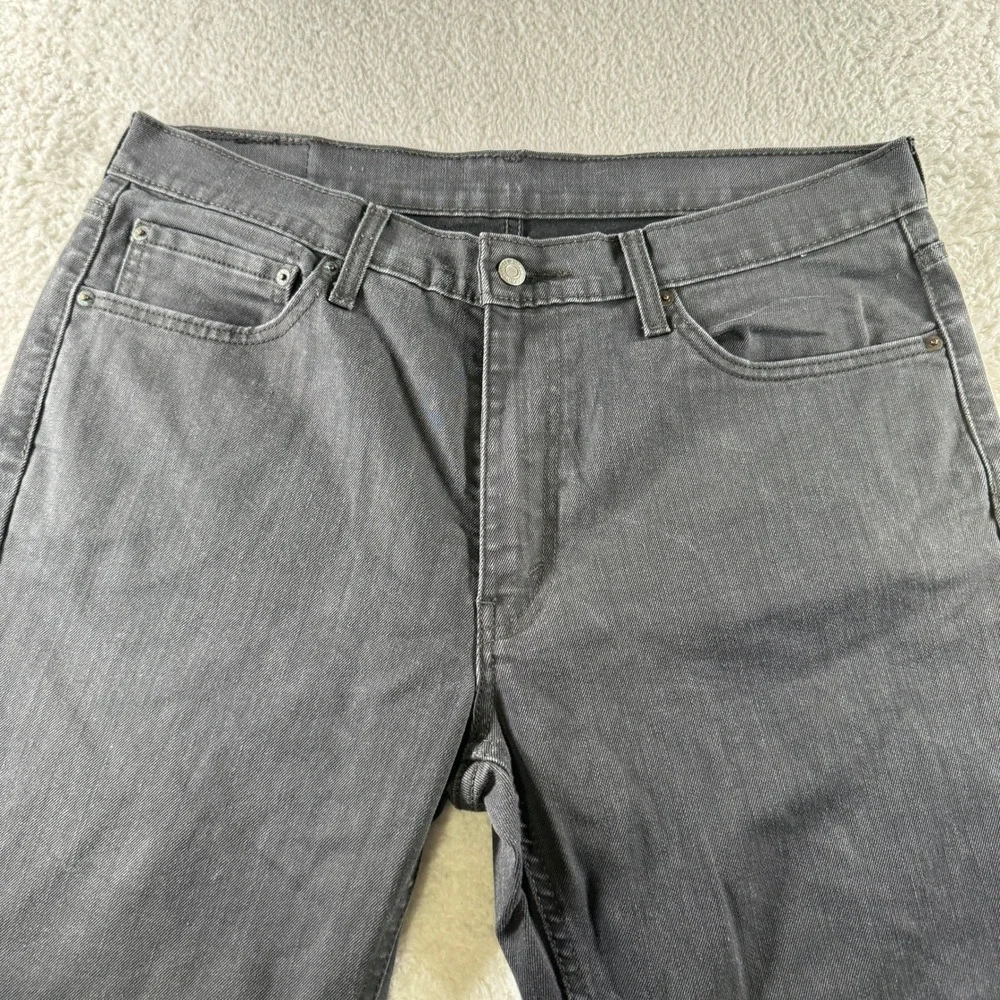 Levi's 541 Jeans Mens 36x32 Black Athletic Straight Dark Wash Denim Pants‎